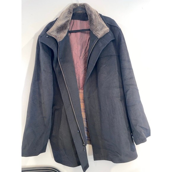 Infinito cashmere wool men’s peacoat size 48/50 - Picture 1 of 5